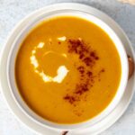 Pumpkin soup photography